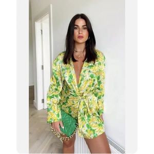 Zara wrap mini dress